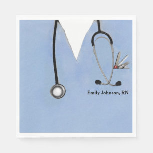 Nurse Graduation Party Napkin