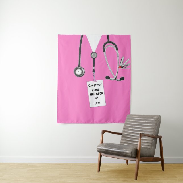 Nurse Graduation Party Tapestry (In Situ)