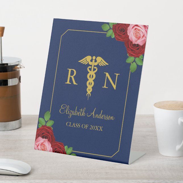 Nurse Graduation Pedestal Sign (In SItu)