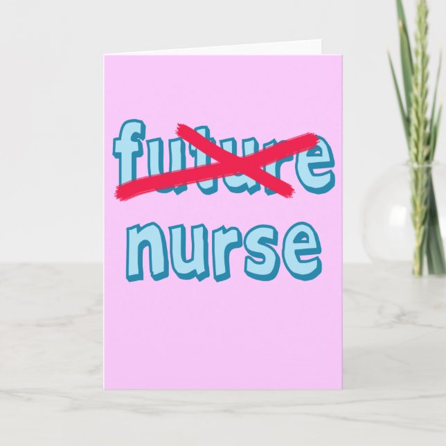 Nurse Graduation Products Card (Front)
