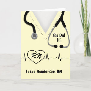 Nurse Graduation Thank You Card