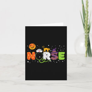 Nurse Halloween Costume Stethoscope Heartbeat Pump Card