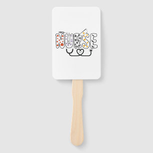 Nurse Halloween Funny Ghost halloween nursing Hand Fan