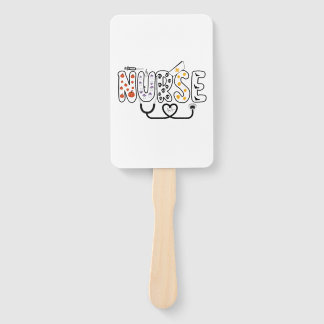 Nurse Halloween Funny Ghost halloween nursing Hand Fan