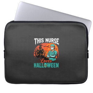 Nurse Halloween Spooky Healthcare Design_1 Laptop Sleeve