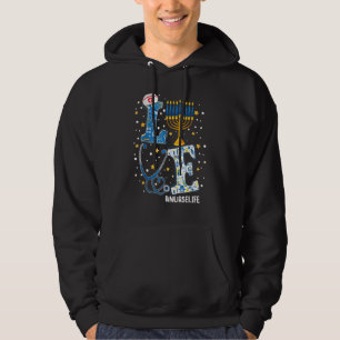Nurse Hanukkah  Jewish Nurses Chanukah Pj Pajamas  Hoodie