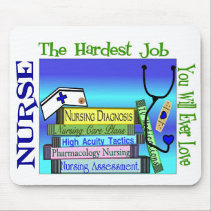 NURSE HARDEST EVER LOVE Mousepad