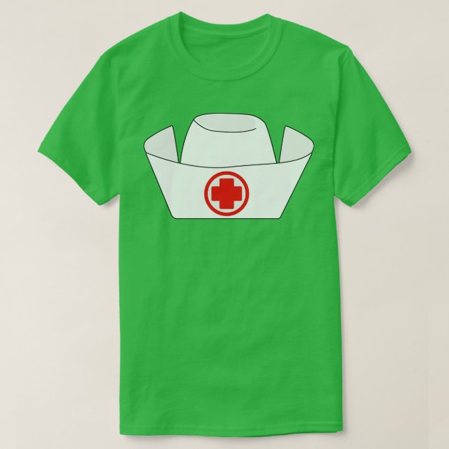 Nurse Hat T-Shirt (Design Front)