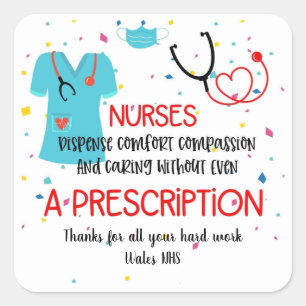 nurse HCA appreciation week sticker plaster