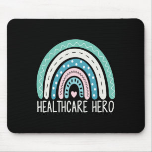 Nurse Health Care Worker Hero Medical Assistant Ag Mouse Pad