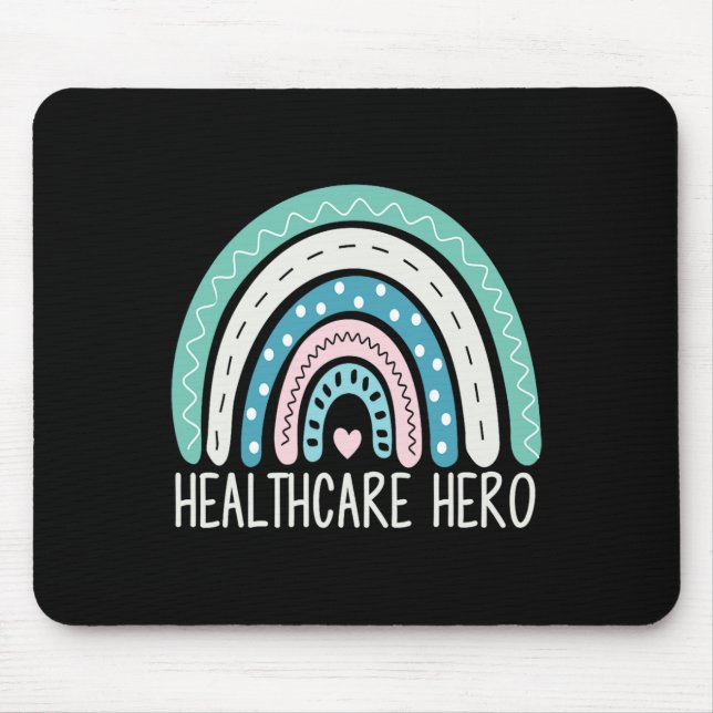Nurse Health Care Worker Hero Medical Assistant Ag Mouse Pad (Front)