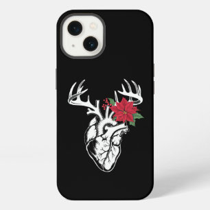 Nurse Heart Anatomy Reindeer Heart Cath Lab RN iPhone 13 Case