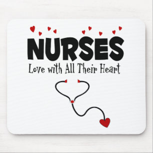 Nurse Heart Gift Mouse Pad