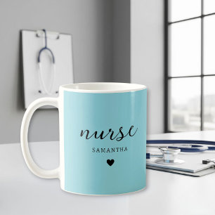 Nurse Heart mug, Nurse mug, Nurse mug Women