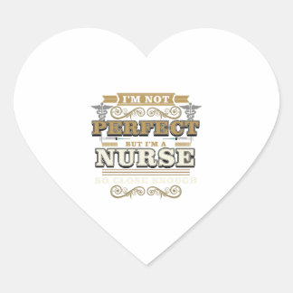 Nurse heart sticker