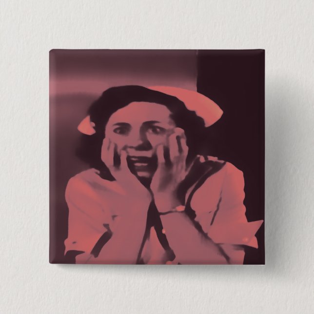 Nurse Horror 15 Cm Square Badge (Front)