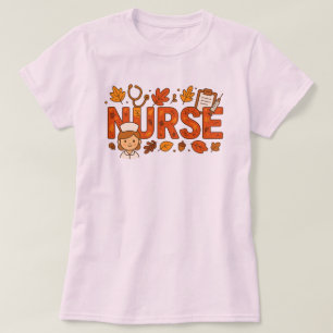 Nurse in Autumn Colours T-Shirt