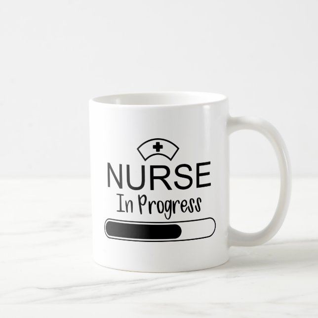 Nurse In Progress Coffee Mug (Right)