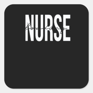 Nurse In Progress Future Nurse Registered Nurse Rn Square Sticker
