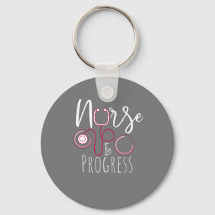 Nurse in progress key ring