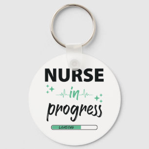 Nurse in Progress Key Ring