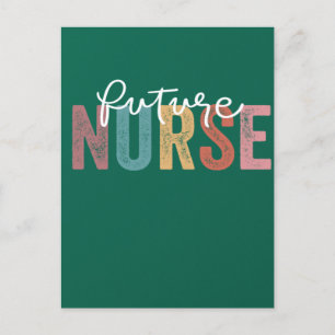 Nurse In Progress Nursing School Student Future Nu Postcard