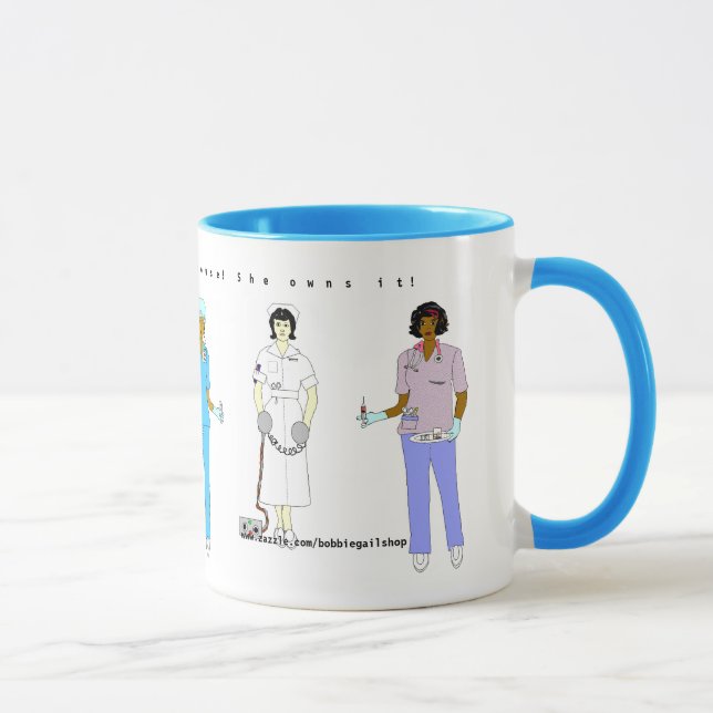 Nurse in the House! Mug (Right)