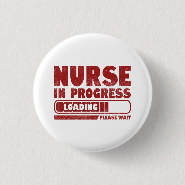 Nurse in Training 3 Cm Round Badge (Front)
