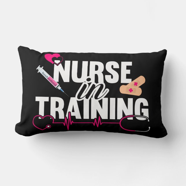 Nurse In Training Nursing Student  Lumbar Cushion (Front)