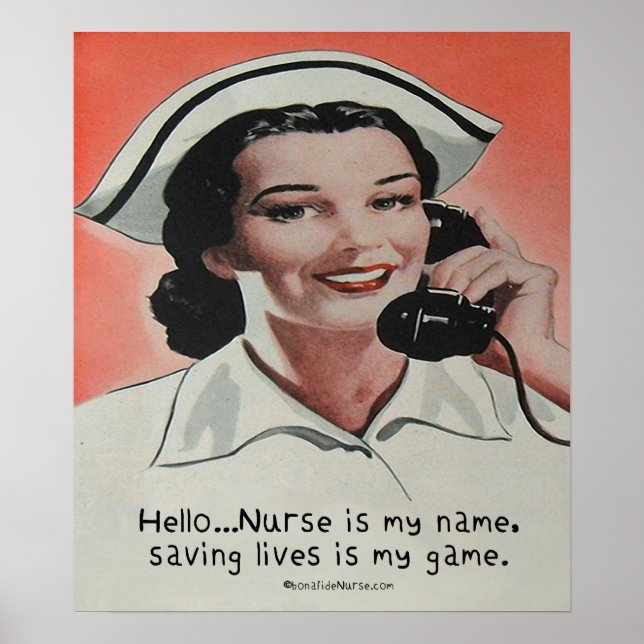 Nurse is my Name Poster (Front)