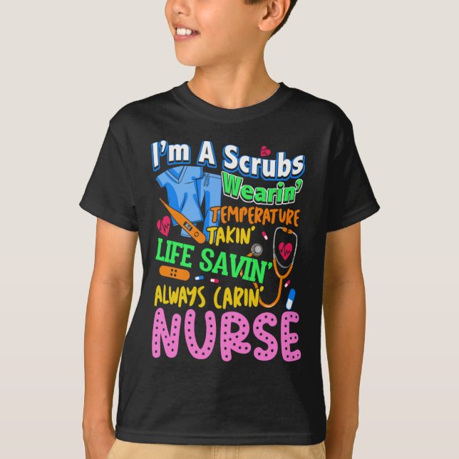 Nurse Job Definition Love Nursing Nursing School N T-Shirt (Front)