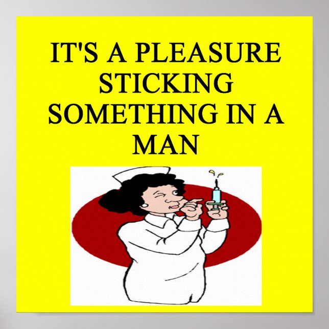 NURSE joke Poster (Front)