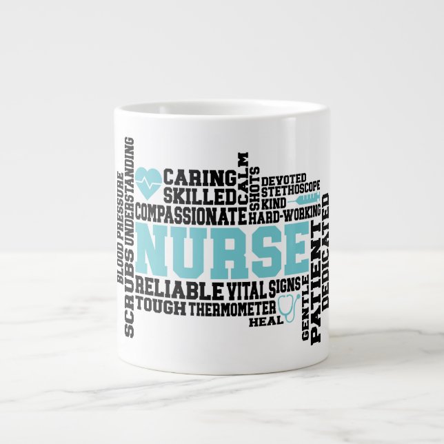 Nurse- Jumbo Mug (Front)