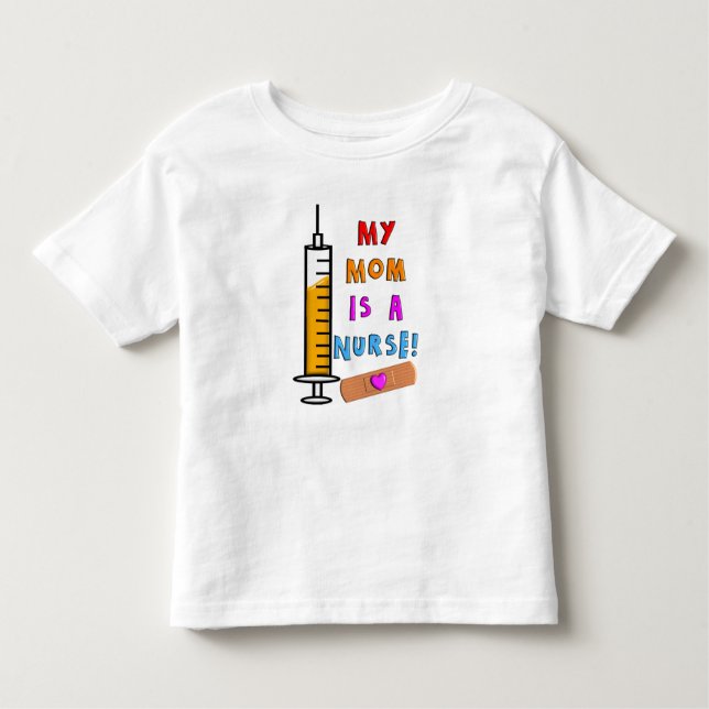 Nurse Kids T-Shirts My Mum is a Nurse (Front)
