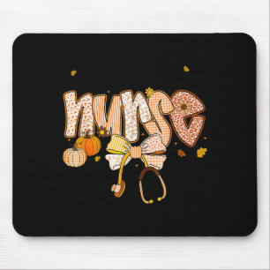 Nurse Labor And Delivery Coquette Fall Pumpkin Tha Mouse Pad