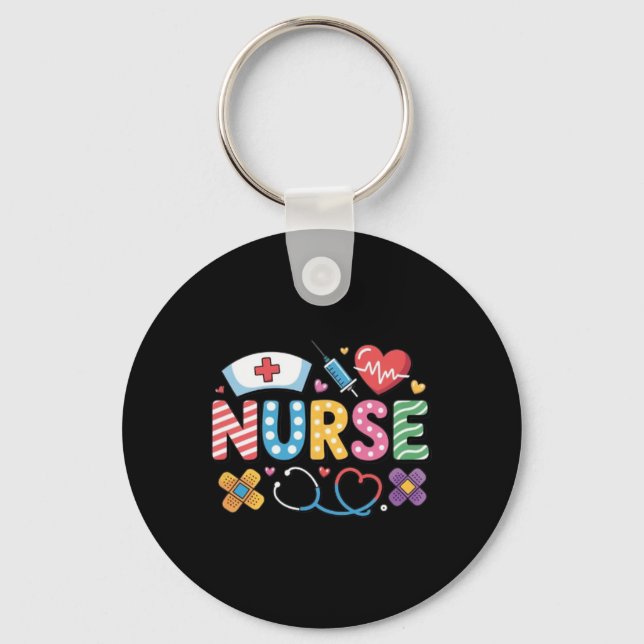 Nurse Life 2025 Women’s Nurse Appreciation Day  Key Ring (Front)
