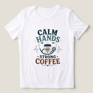 Nurse Life Coffee Compassion Repeat Funny Nurse De Tri-Blend Shirt