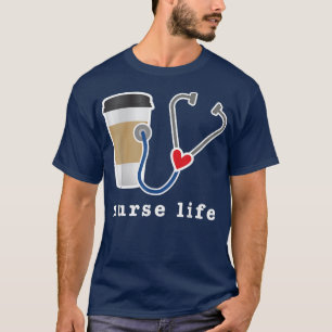 Nurse Life Coffee Lover Night Shift Graphic Women T-Shirt