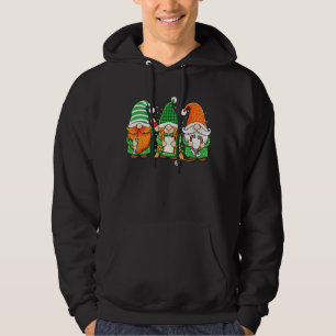 Nurse Life Cute Nurse Irish Gnomes Nurse St Patric Hoodie