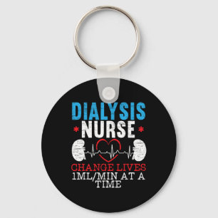 Nurse Life Heartbeat  Key Ring
