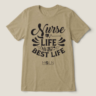 Nurse Life Light Colored Tri-Blend Tee