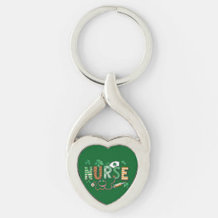 Nurse Life Nurse Day Gifts St Patricks Day Key Ring