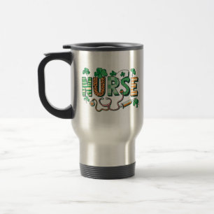 Nurse Life Nurse Day Gifts St Patricks Day Travel Mug