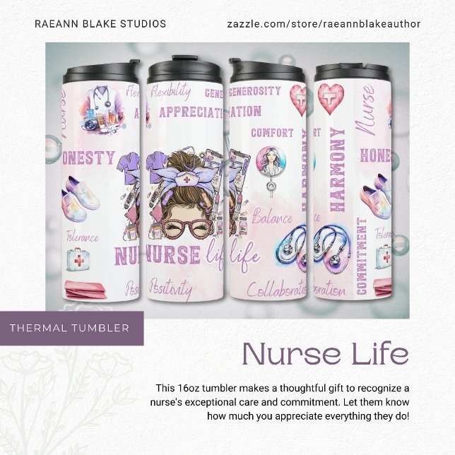 Nurse Life Thermal Tumbler (Creator Uploaded)