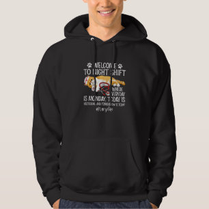 Nurse Life Welcome To Night Shift Rn Lpn Cna Nurse Hoodie