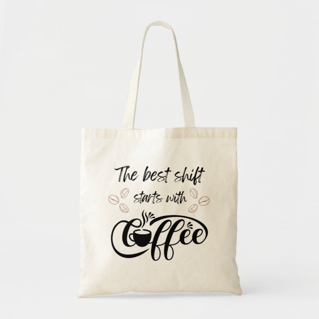 Nurse Lives for Coffee  Tote Bag (Front)