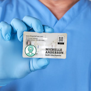 Nurse Logo   QR Code Business Card