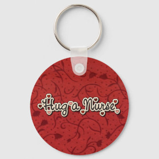 Nurse Love Hug a Nurse Key Ring