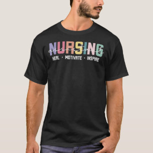 Nurse Love Inspire Heal Medicine Nursing Healthcar T-Shirt