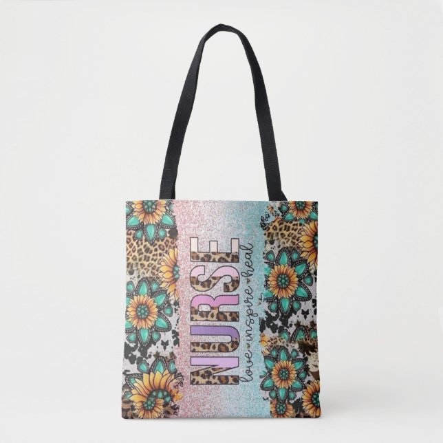 Nurse Love Inspire Heal Tote (Front)